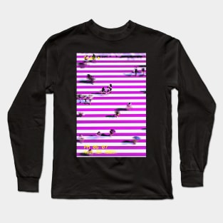 Tokyo Japan Crosswalk Vaporwave Art Long Sleeve T-Shirt